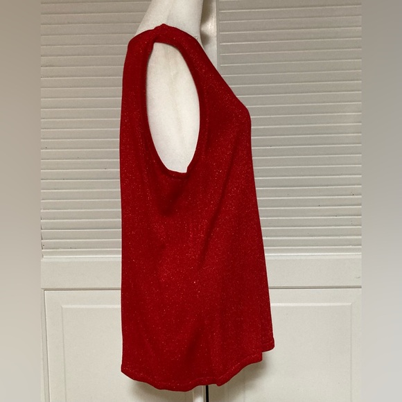 EUC Choices Red Sleeveless Sweater Size Petite XL - Picture 3 of 10